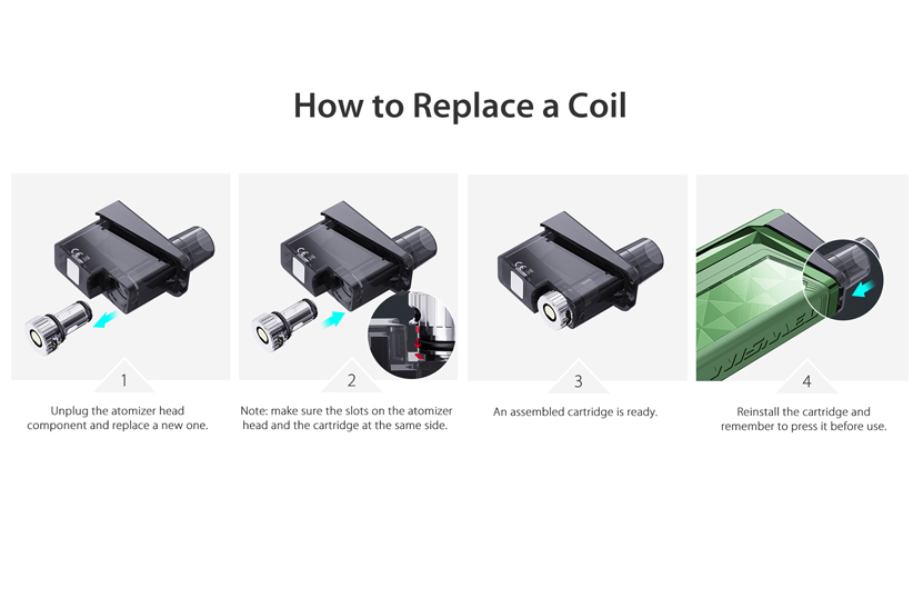 Wismec Preva Standard Cartridge Coil Replacement