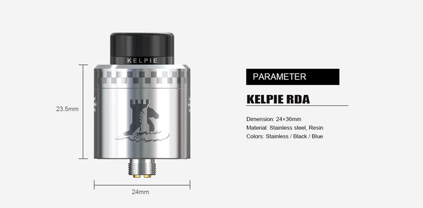 Kelpie RDA Atomizer Parameter