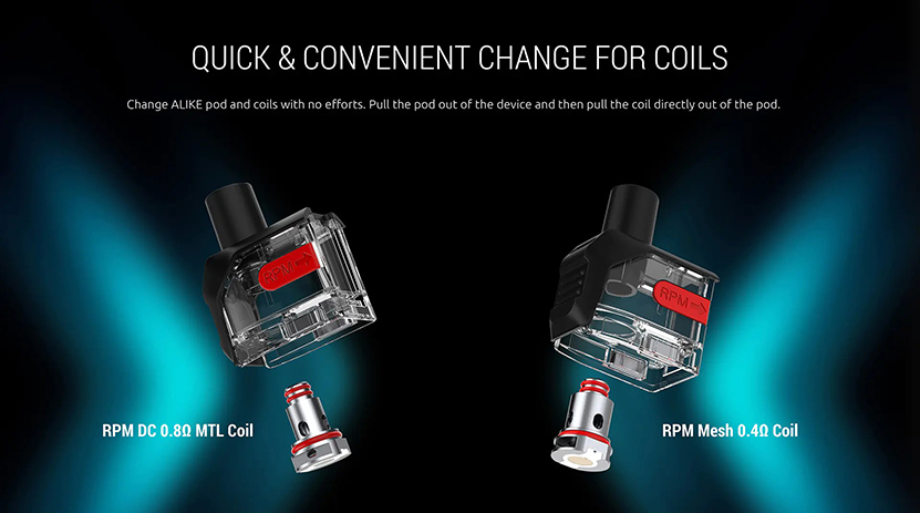 SMOK ALIKE Pod Cartridge Easy Coil Replacement