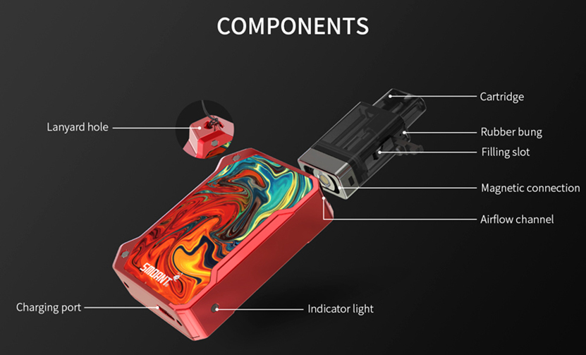 Smoant Battlestar Baby Pod Kit Component