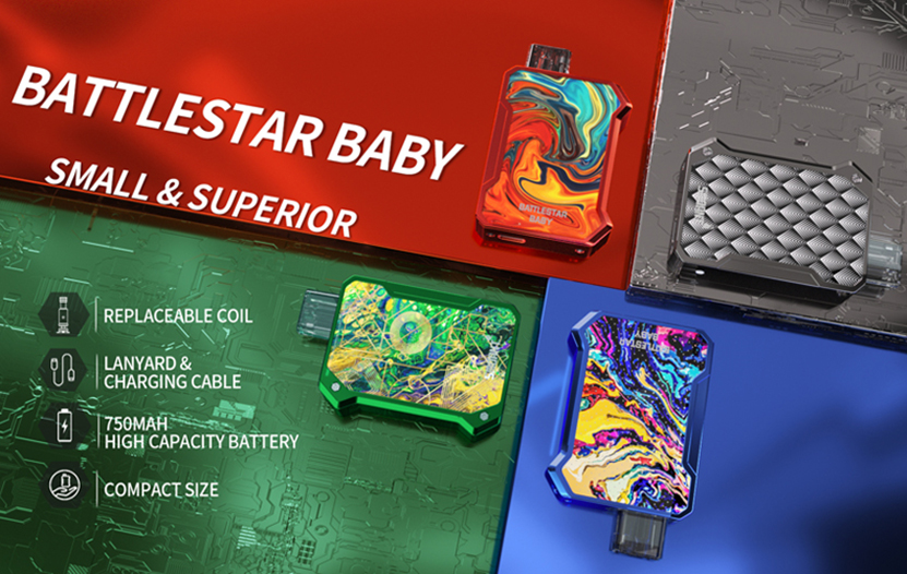 Smoant Battlestar Baby Pod Kit Feature