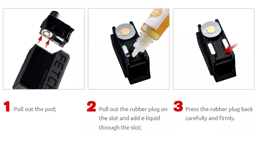 SMOK Fetch Mini Empty Pod Cartridge Filling