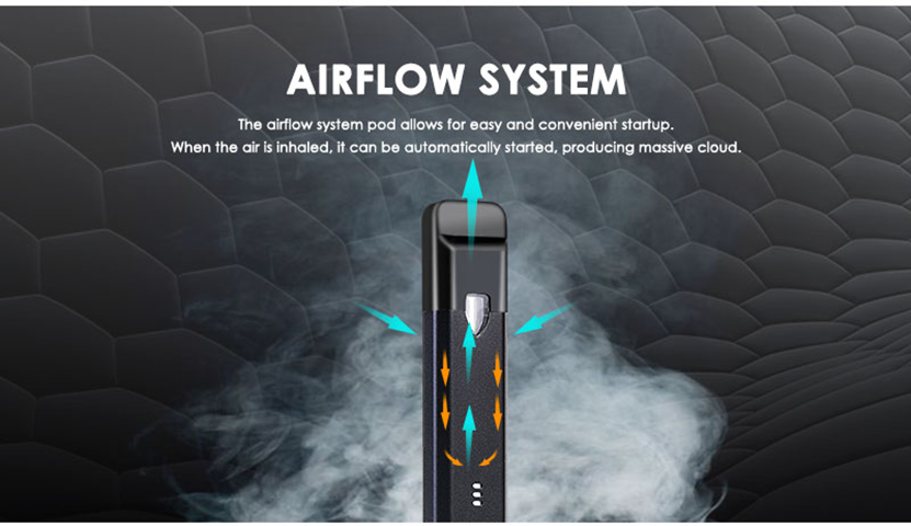 Vapor Storm Stalker 2 Pod Vape Kit Airflow System