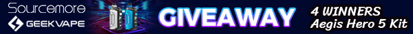Sourcemore X GeekVape Aegis Hero 5 Kit Giveaway
