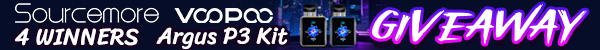 Sourcemore X VOOPOO Argus P3 Kit Giveaway