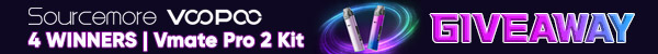 Sourcemore and VOOPOO Vmate Pro 2 Kit Giveaway