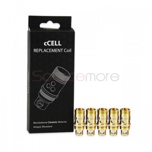 5pcs Vaporesso Ceramic Ccell Replacement Coil 0 6ohm Ss 316l Coil Head
