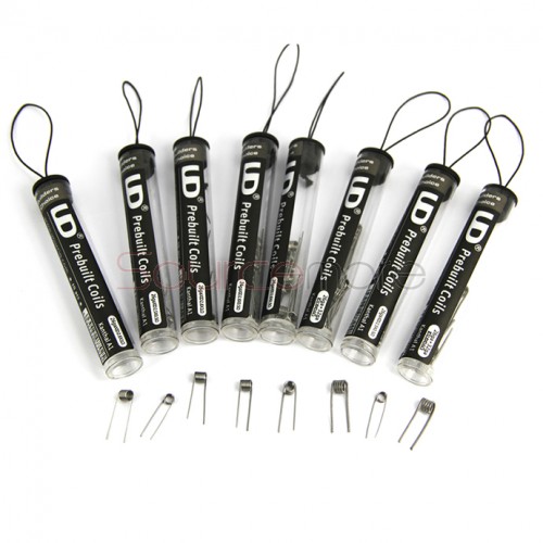 Youde UD Kanthal A1 Prebuilt Coil Shot Packing 10pcs-24GA ID2.8*0.5 ohm