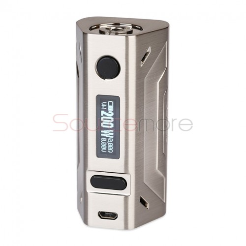 smoant battlestar 200w tc box mod stainless steel
