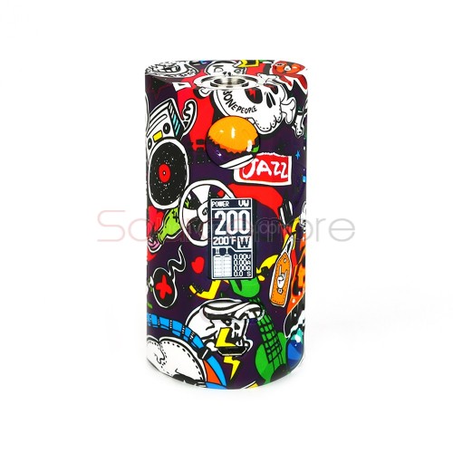 Vapor Storm Puma 200W TC Box Mod Powered By Dual 18650 Batteries