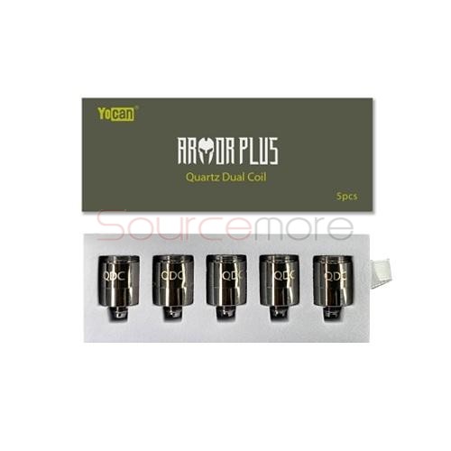 Yocan Armor Plus QDC Quartz Dual Coil 5pcs
