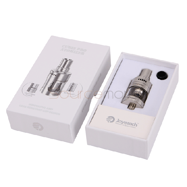Joyetech CUBIS Pro Atomizer 4.0ml Adjustable Airflow Leak Resistant Cup Design- Silver