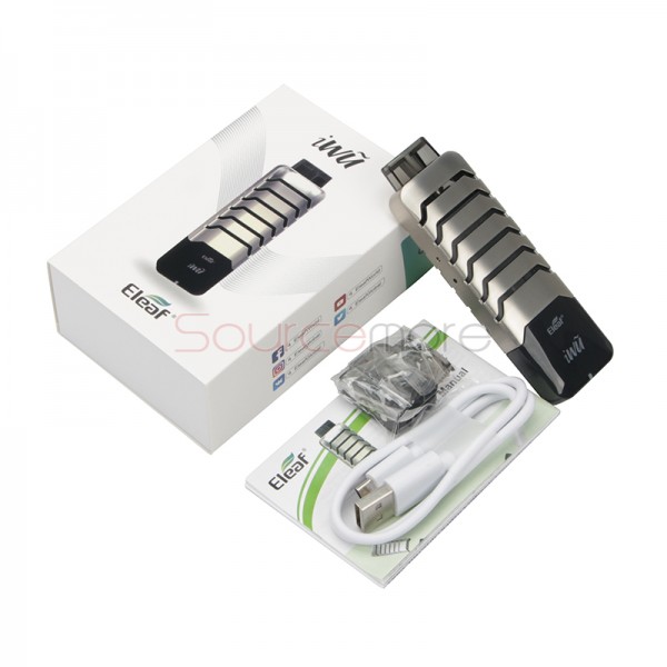Eleaf iWũ 15W Pod Starter Kit - Silver Black