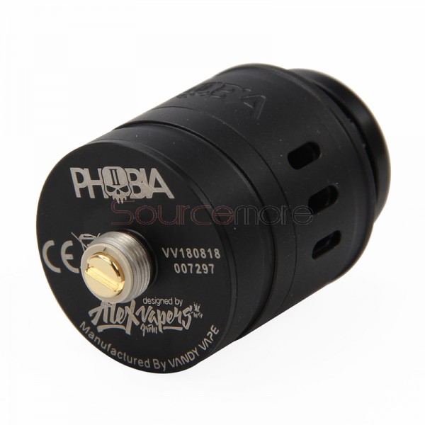 Vandy Vape Phobia V2 RDA Atomizer 1ml - Matte Black