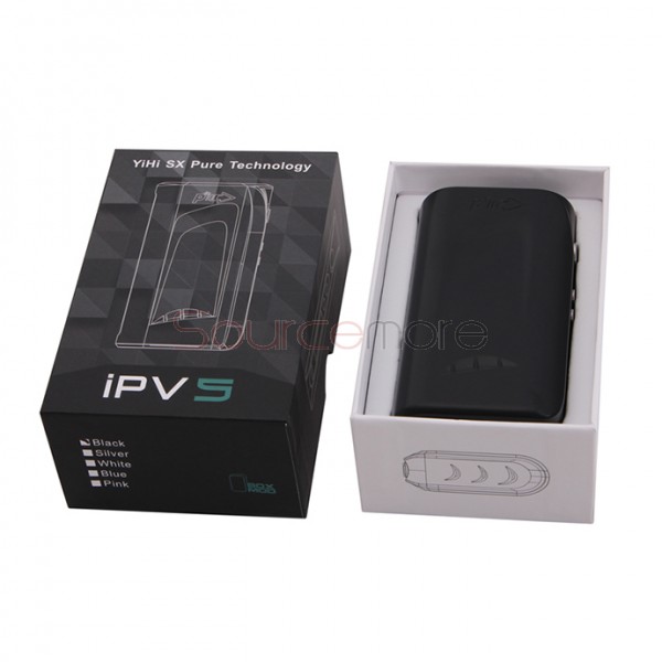 Pioneer4You IPV5 TC 200W  Box Mod SX330 200 Chipset Dual18650 Battery Cell Upgradeable Firmware-Black