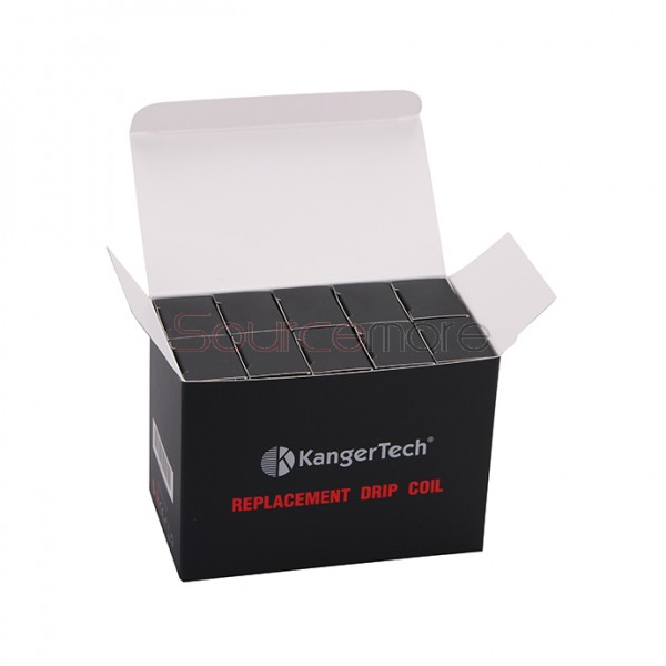 Kanger Drip Replacement Coil Head with Kanthal Wire and Organic Cotton for Dripbox 3pcs-0.2ohm