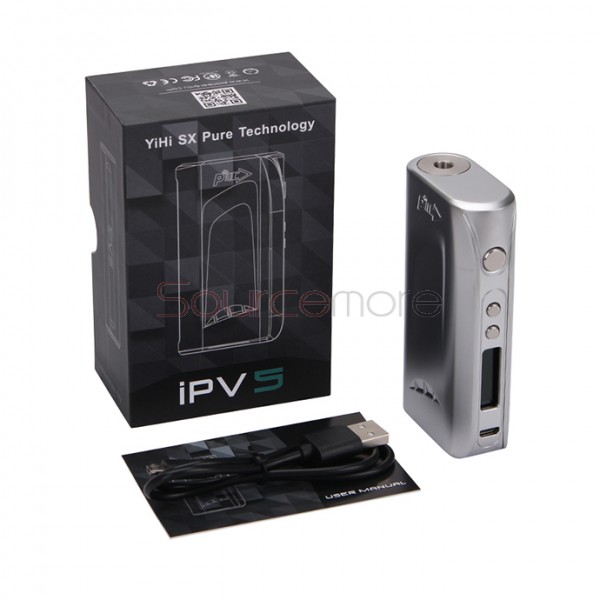 Pioneer4You IPV5 TC 200W  Box Mod SX330 200 Chipset Dual18650 Battery Cell Upgradeable Firmware-Silver