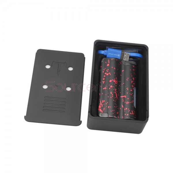 DOVPO Topside 90W Squonk Mod New Colors - Black Red