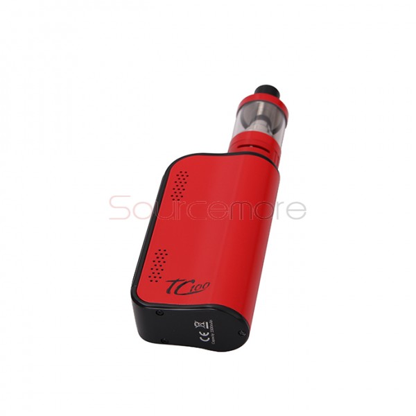 Innokin CoolFire IV TC100W with  iSub V 3.0ml Kit 3300mah Capacity Support Ti/Ni/SS in TC Mode-Red