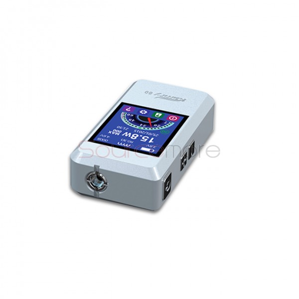 Kamry 60W APV Box Mod Variable Wattage 18650 Battery Smart Phone Shape Mod-Silver