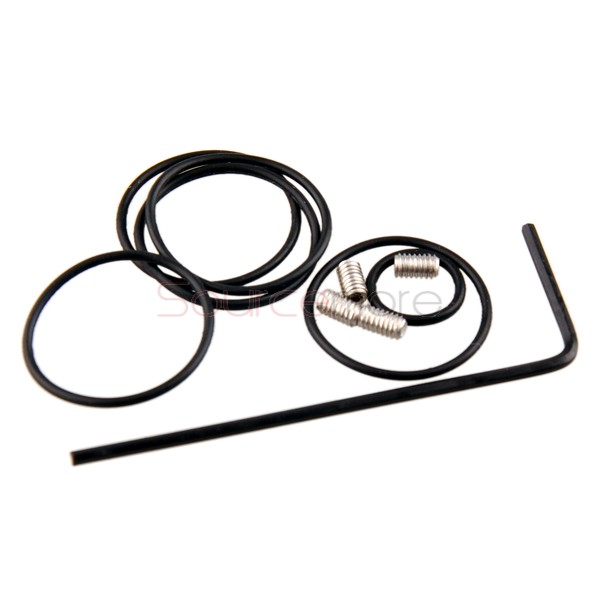 Carbon Fiber Swirlfish RDA Rebuildable Dripping Atomizer Dual Airflow Design 510 Connection-Black
