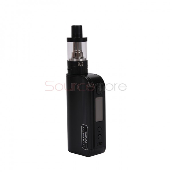 Innokin CoolFire IV TC100W with  iSub V 3.0ml Kit 3300mah Capacity Support Ti/Ni/SS in TC Mode-Black