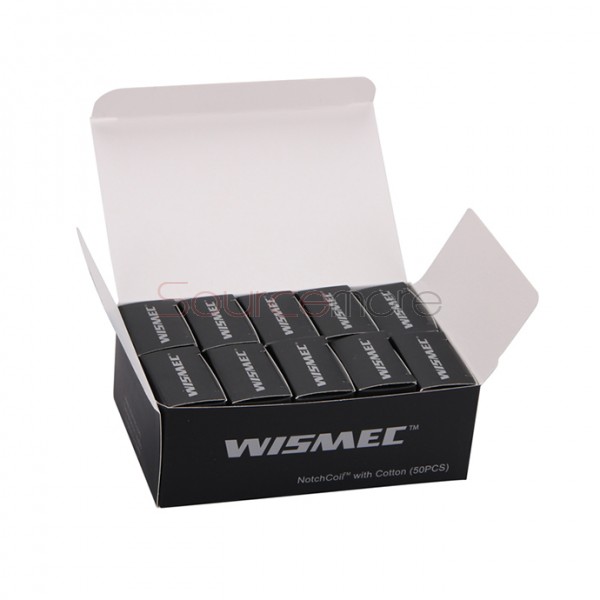 Wismec Theorem 0.25ohm Brand-new NotchCoil with Cotton-5pcs