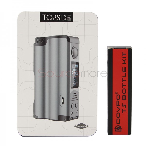DOVPO Topside 90W Squonk Mod - Gunmetal