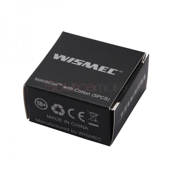 Wismec Theorem 0.25ohm Brand-new NotchCoil with Cotton-5pcs