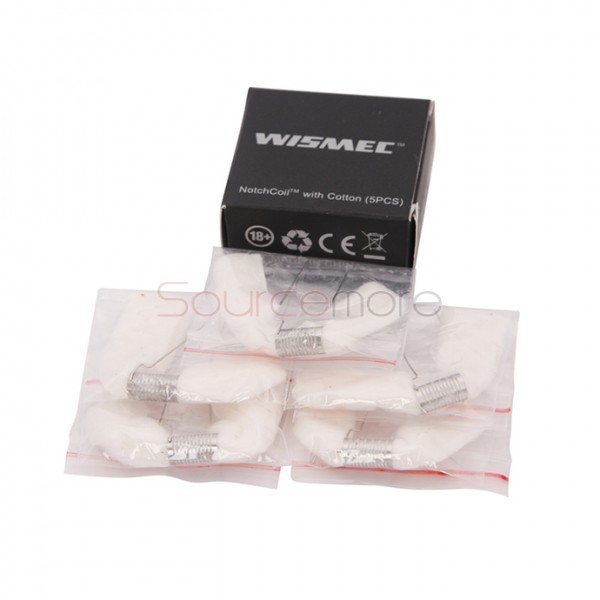 Wismec Theorem 0.25ohm Brand-new NotchCoil with Cotton-5pcs