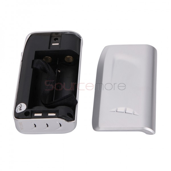 Pioneer4You IPV5 TC 200W  Box Mod SX330 200 Chipset Dual18650 Battery Cell Upgradeable Firmware-Silver