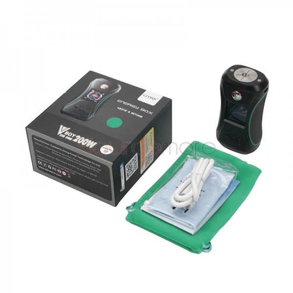 GTRS VBOY 200W Box Mod - Black & Green