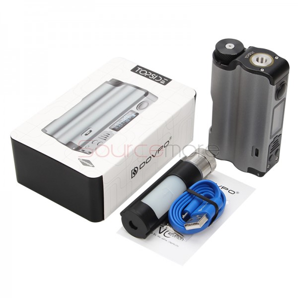 DOVPO Topside 90W Squonk Mod - Gunmetal