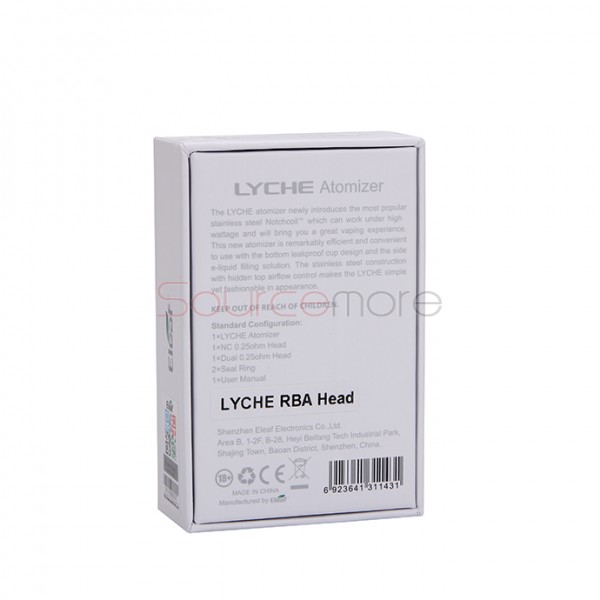 Eleaf LYCHE 0.25ohm/4ml RBA Tank
