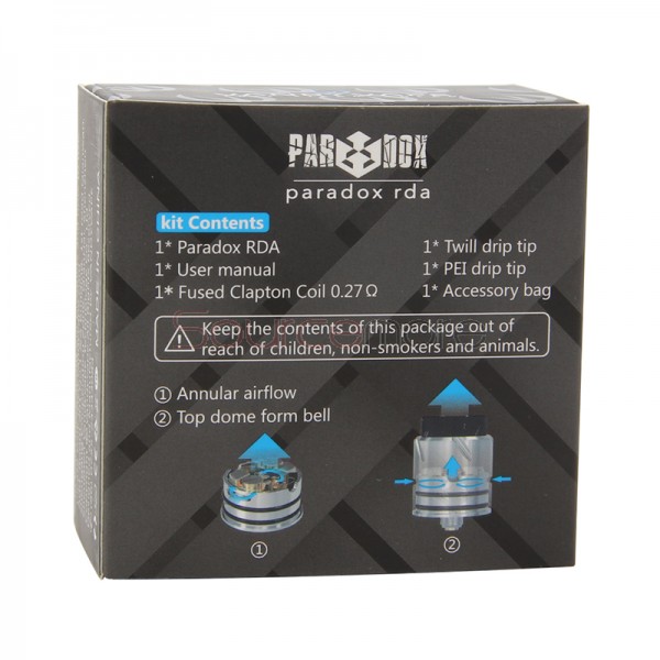Vandy Vape Paradox RDA 1.5ml - Matte Black