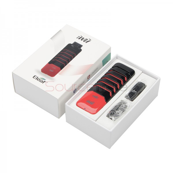 Eleaf iWũ 15W Pod Starter Kit - Black Red