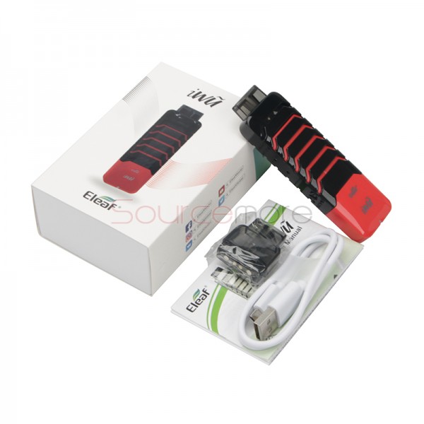 Eleaf iWũ 15W Pod Starter Kit - Black Red