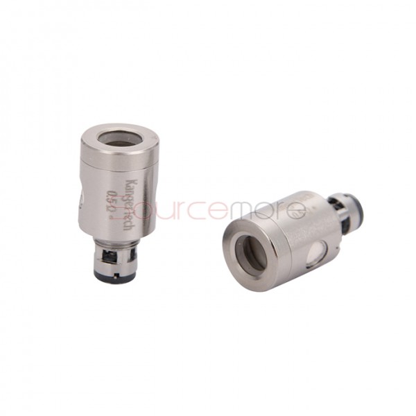 Kanger Ceramice Replacement Coil Head with Kanthal A1 Wire Support 35W-60W for Subtank and Toptank 5pcs-0.5ohm