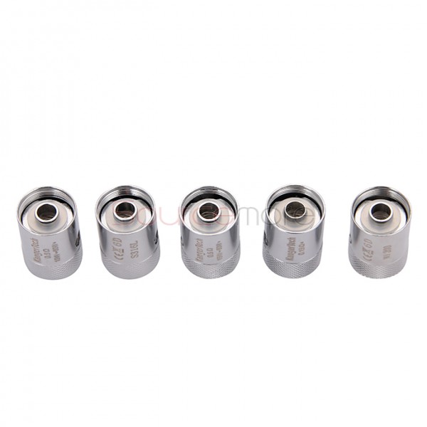 Kanger CLOCC SS316L Replacement Coil Head for CLTANK 5pcs-0.5ohm