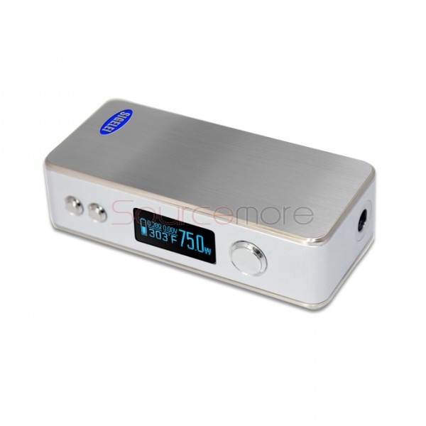 Sigelei 75W Box Mod Variable Voltage/ Variable Wattage Temperature Control Mod-silver