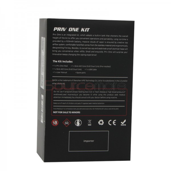 Smok Priv One Kit with 920mah Built-in Capacity-Green