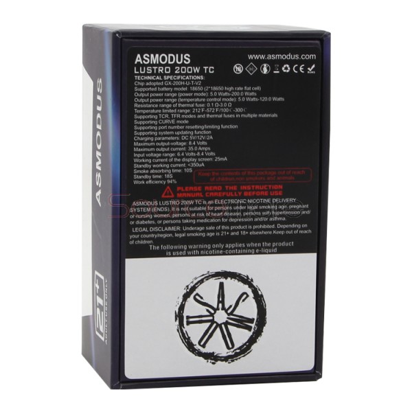 asMODus Lustro 200W Mod - Baby Blue