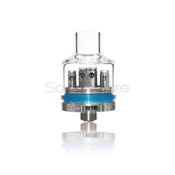 Ehpro Nixon V2 RDA 22mm Diameter Bottom Airflow Control Dual Coil 510 Connection Rebuildable Dripping Atomizer-Silver