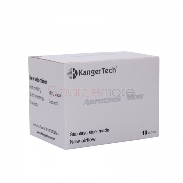 Kanger Aerotank MOW Atomizer with 1.8ml Capacity - Silver