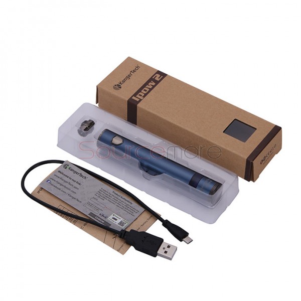 Kanger IPOW 2 Variable Wattage Battery 1600mAh with Temp Control Protection-Blue