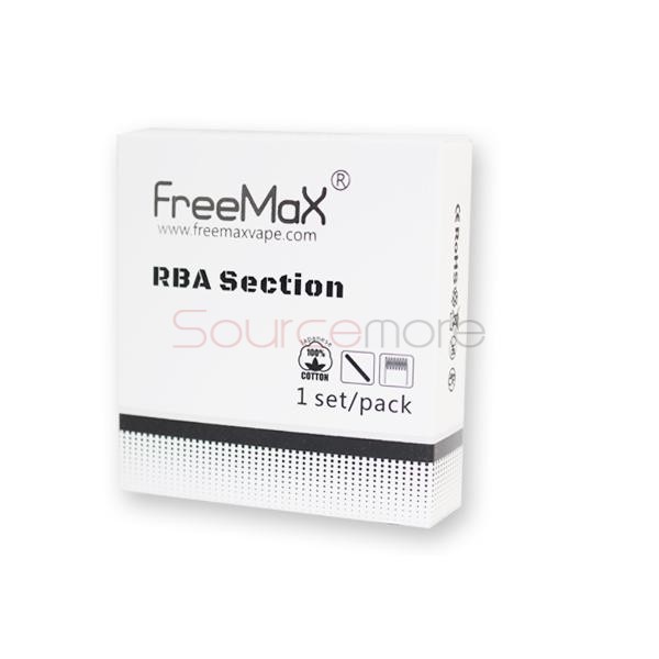 Freemax Pre-built RBA Section Fit for Freemax Starre Pro Tank/Starre V2&V3 Tank/Scylla Tank with Kanthal Wire and Japanese Organic Cotton