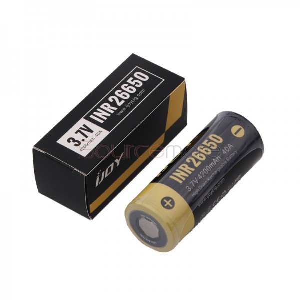 IJOY INR 26650 Rechargeable Lithium Battery 40A 3.7V 4200mah 