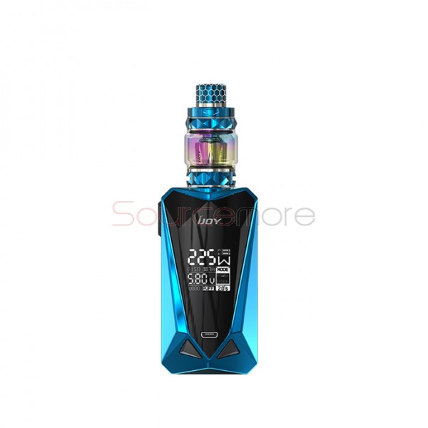 IJOY Diamond Mini Starter Kit Powed by Dual 18650 Batteries - Mirror Blue