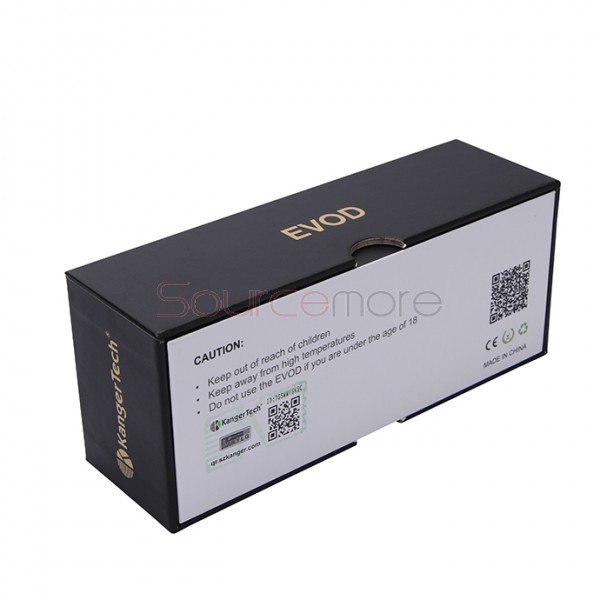 Kanger EVOD Starter Kit with 1.8ml Atomizer and 650mah Battery - Yellow US Plug