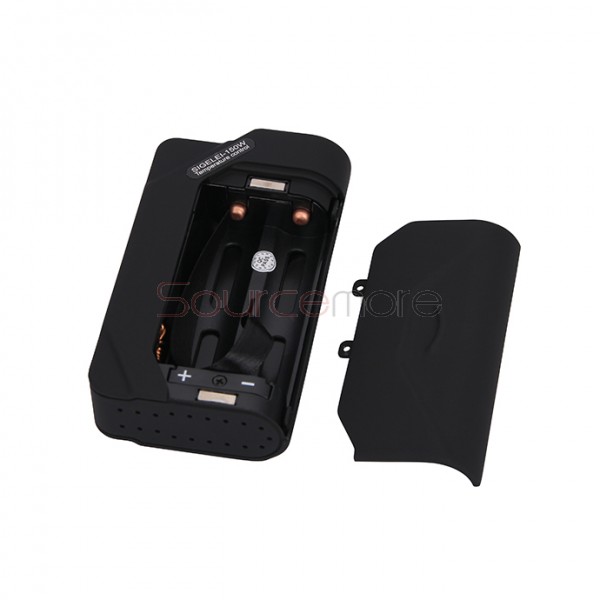 Sigelei 150W TC Temperature Control Variable Wattage Housing 2 18650 Battery Box Mod-Black